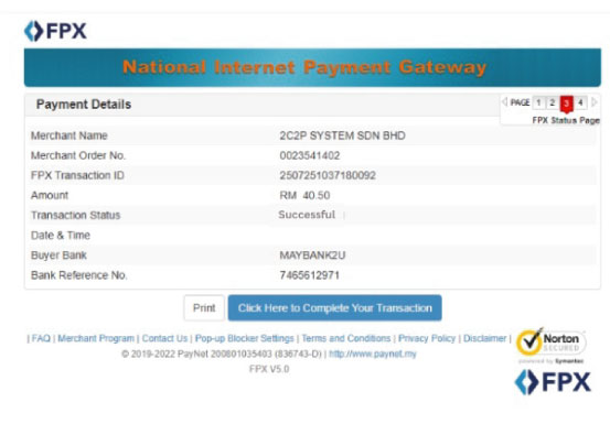Payment Confirmed